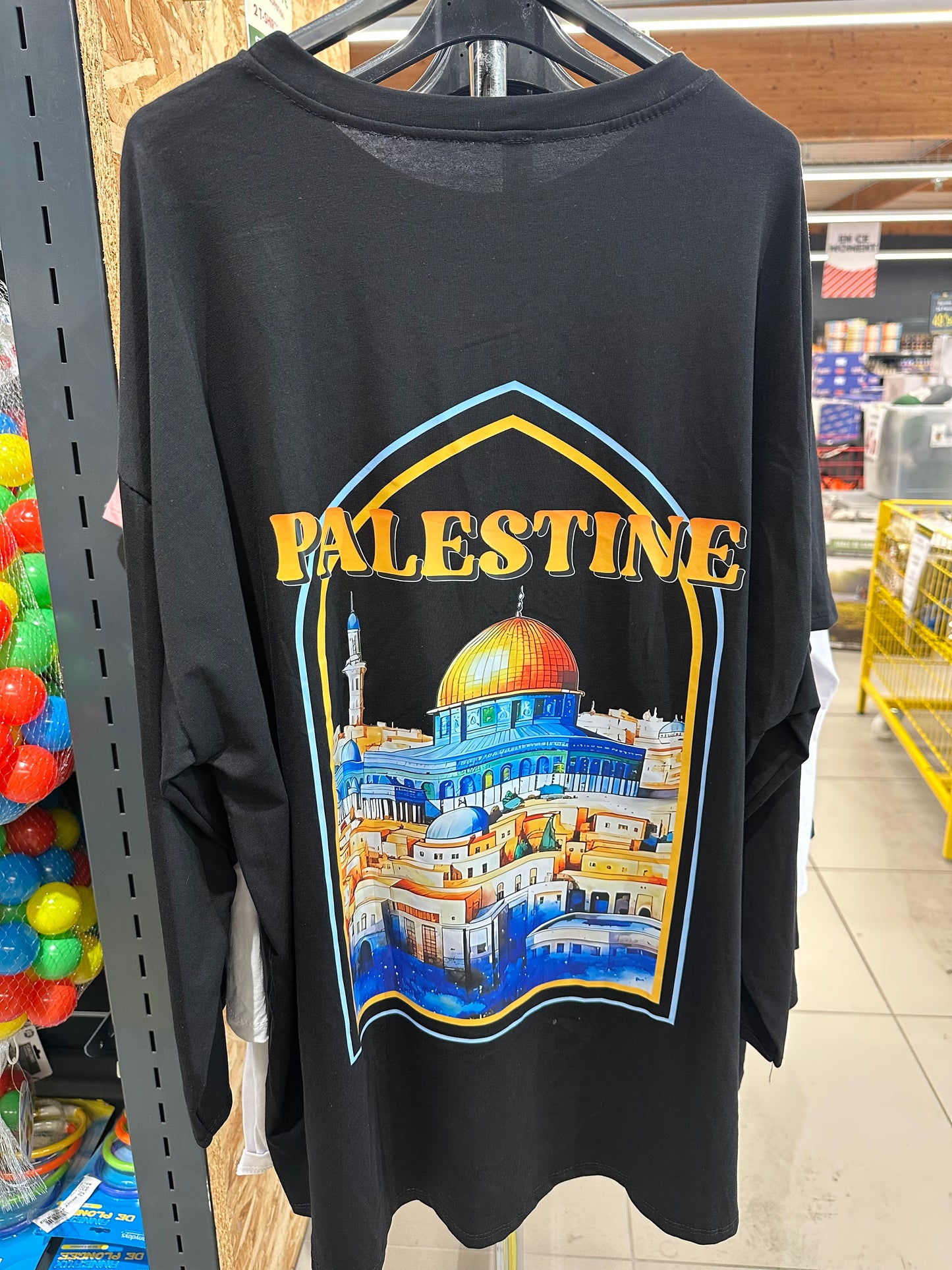 T-shirt Palestine manches longues