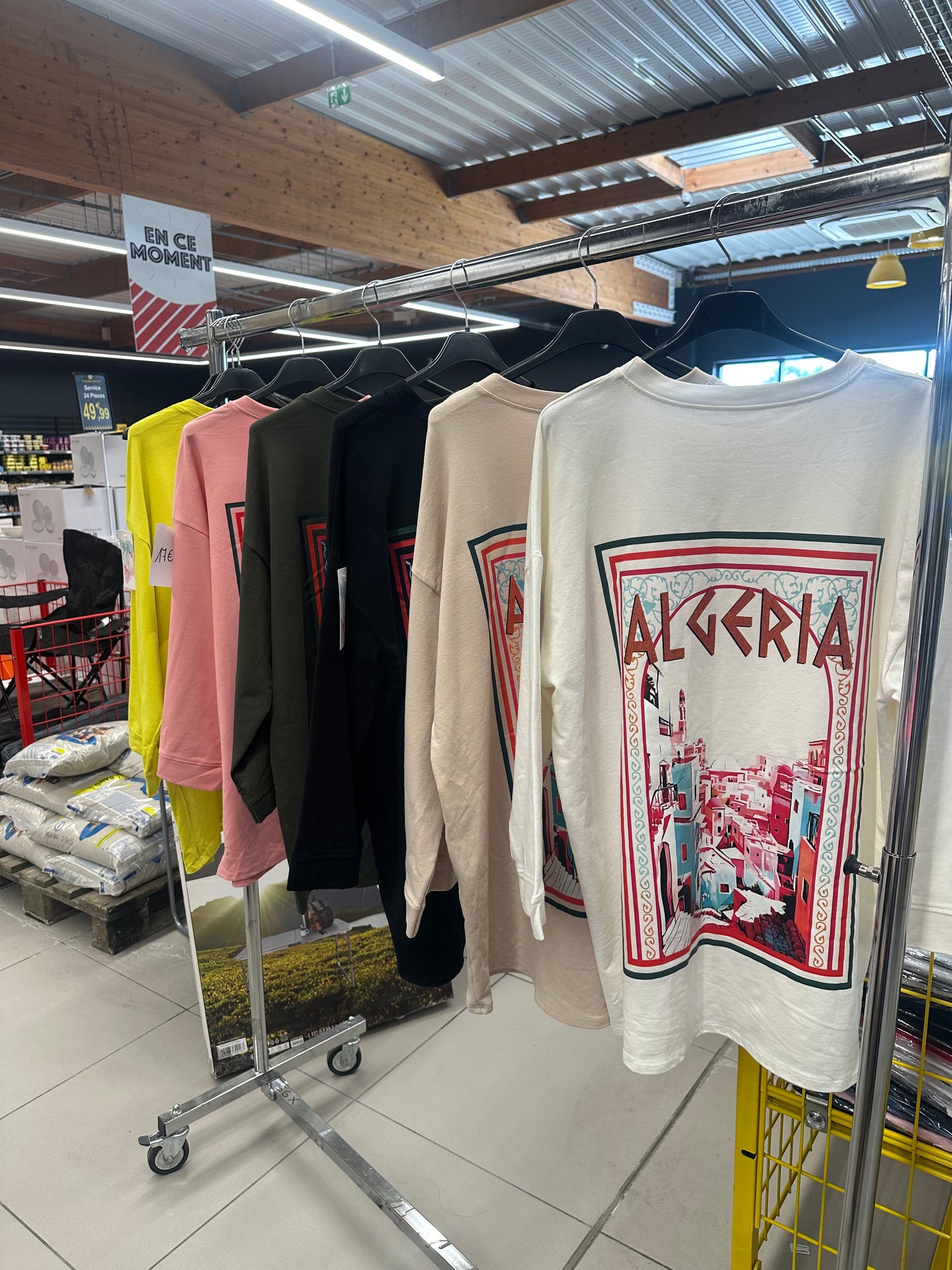 T-shirt Algérie manches longues