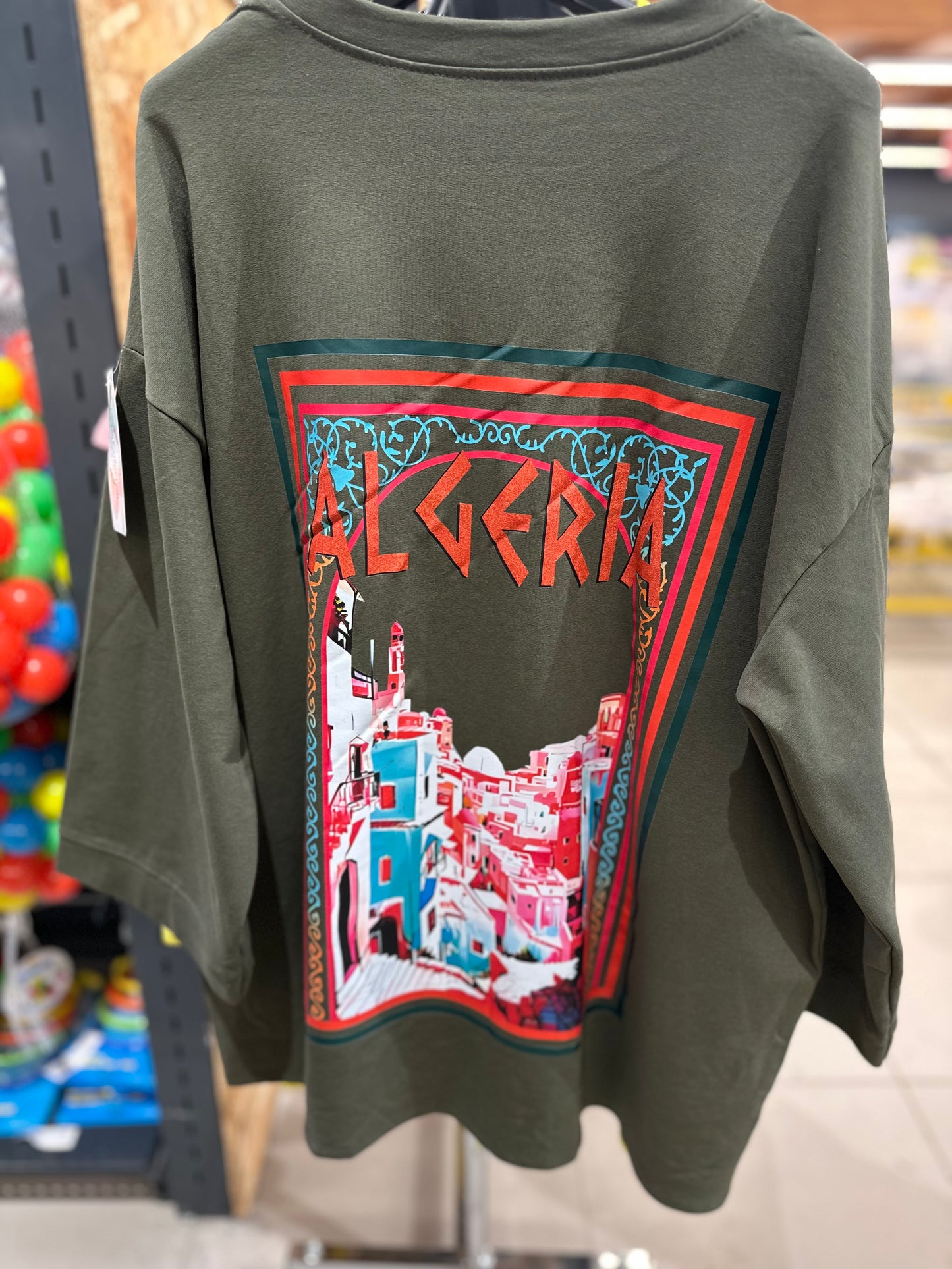 T-shirt Algérie manches longues