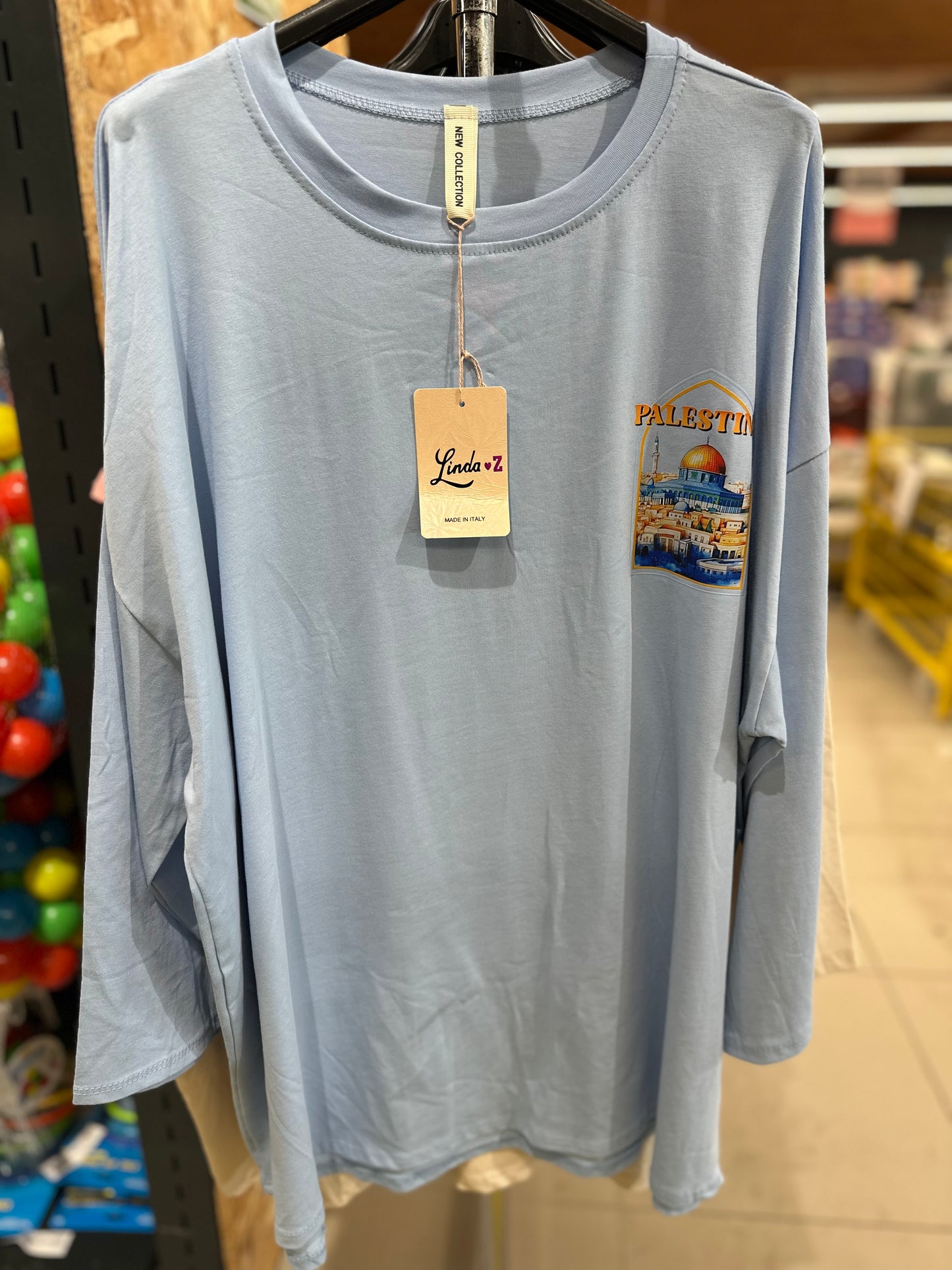 T-shirt Palestine manches longues