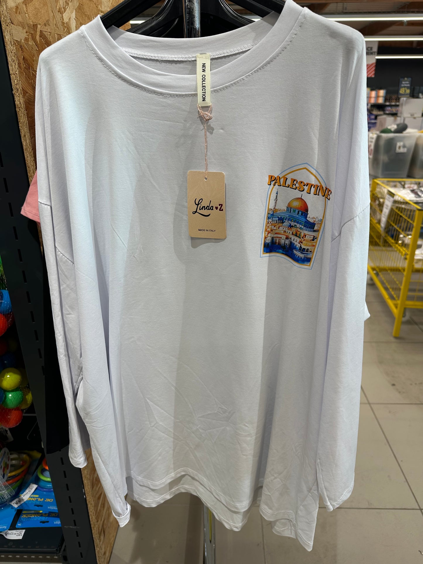 T-shirt Palestine manches longues