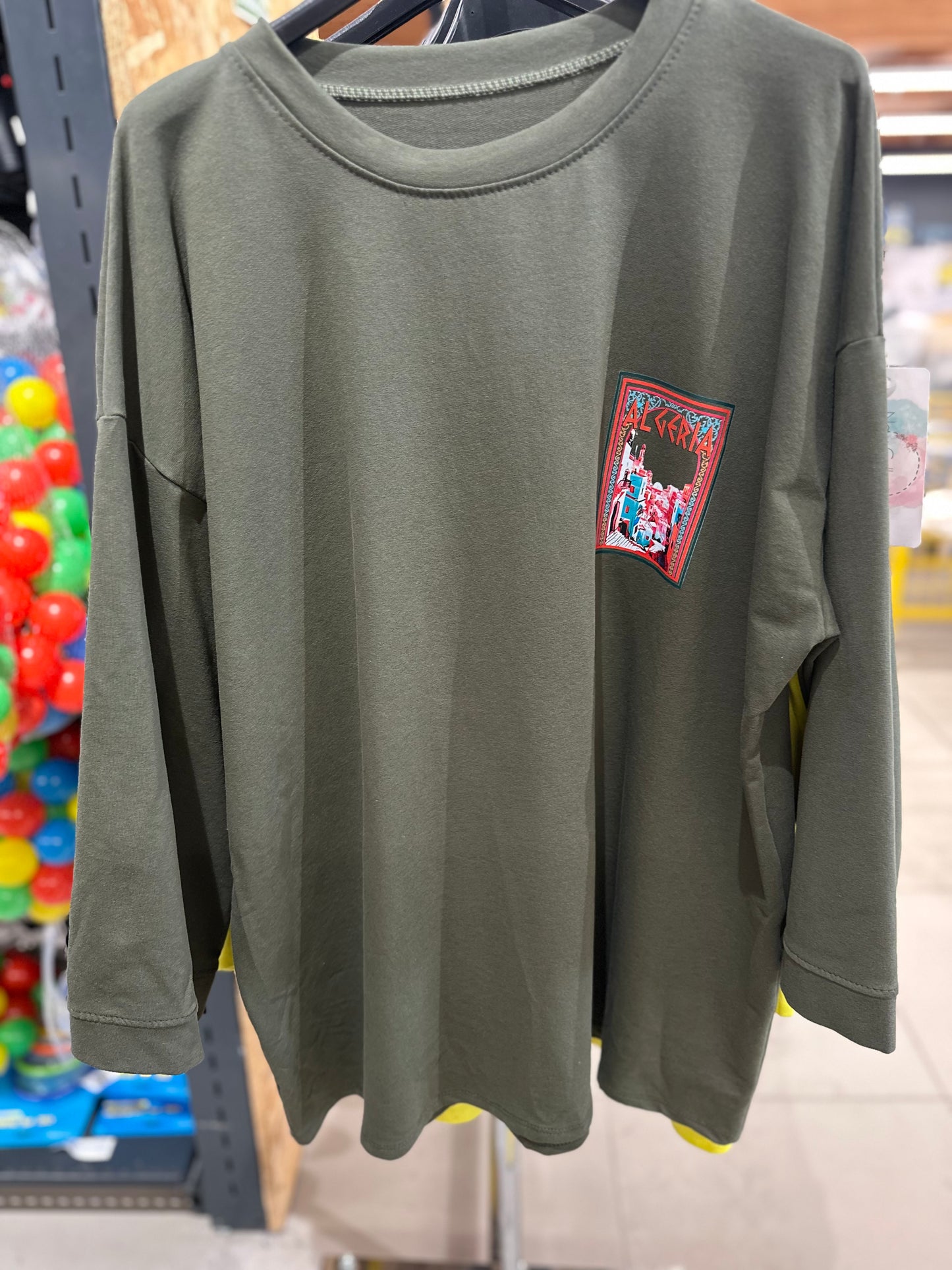 T-shirt Algérie manches longues