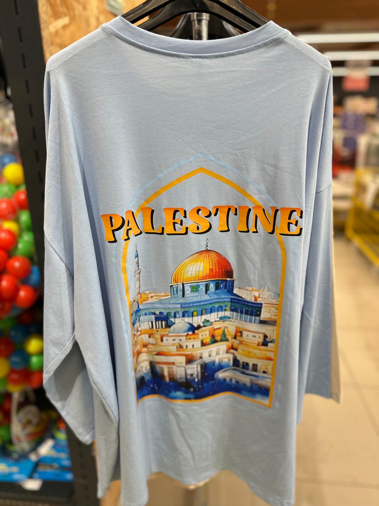 T-shirt Palestine manches longues