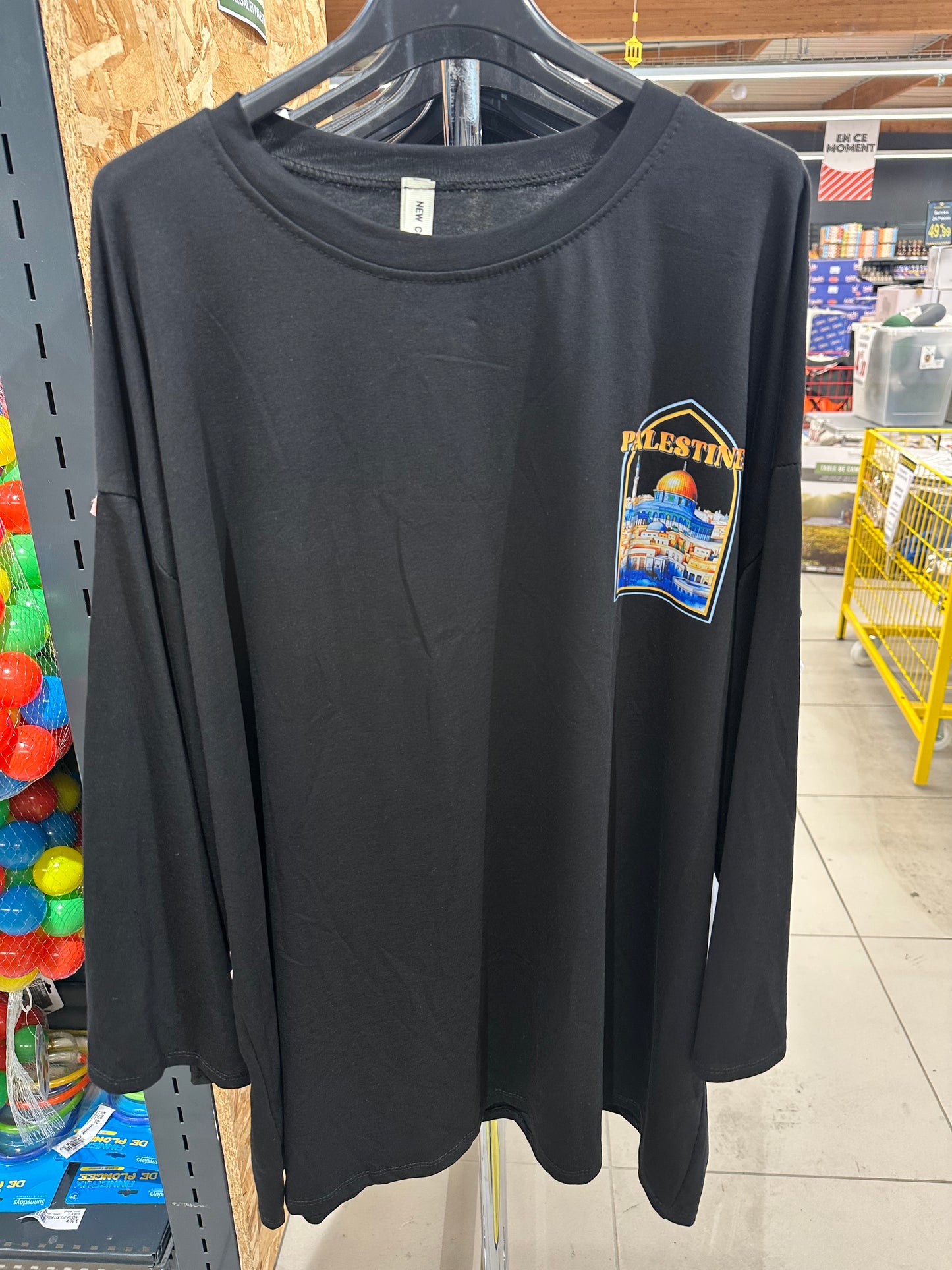 T-shirt Palestine manches longues