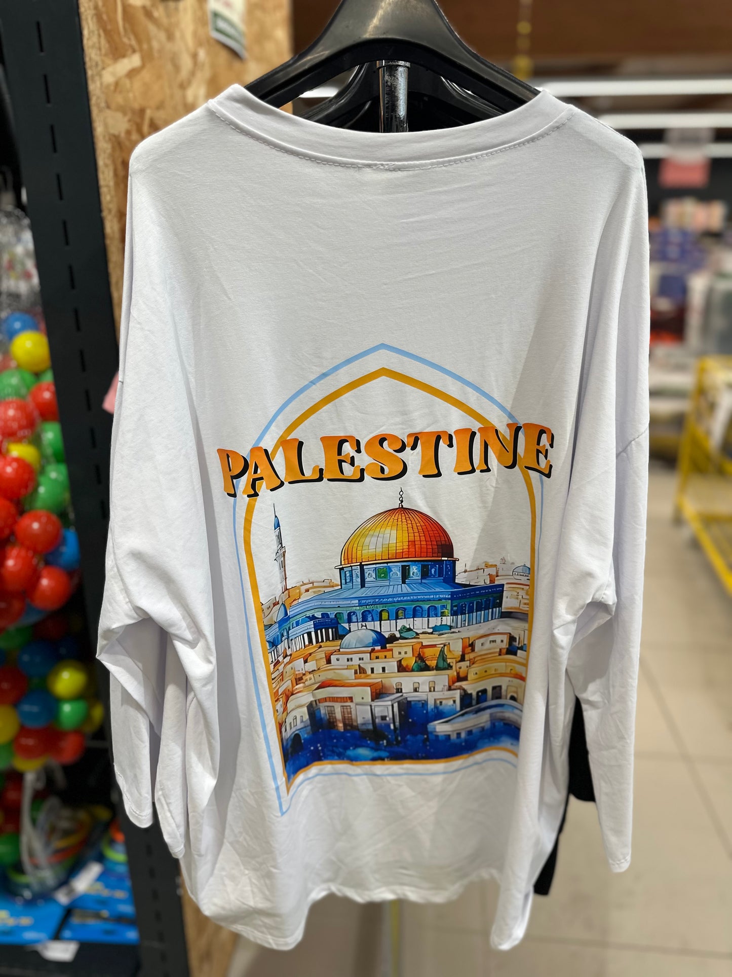 T-shirt Palestine manches longues