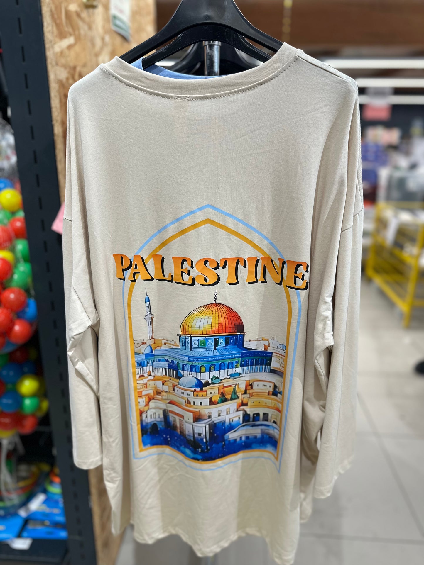 T-shirt Palestine manches longues