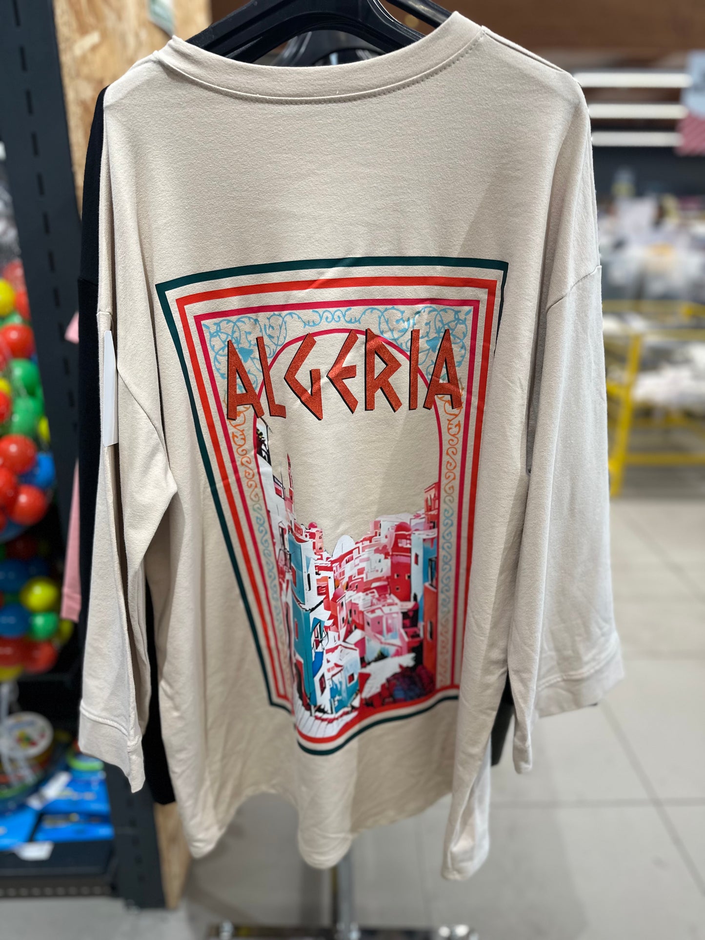 T-shirt Algérie manches longues