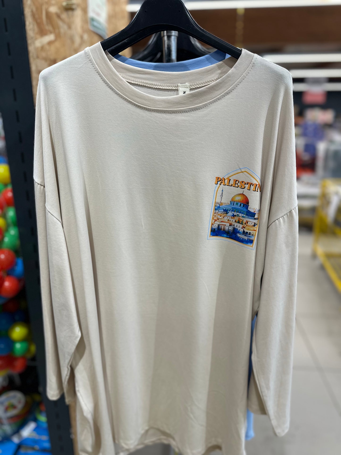 T-shirt Palestine manches longues