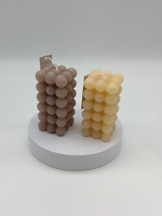 Bougie minimaliste Bubble
